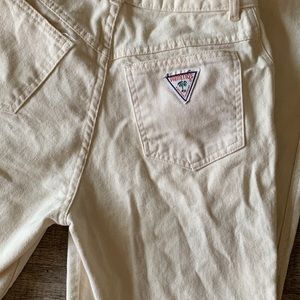Vintage Palmetto’s cream colored cotton jeans